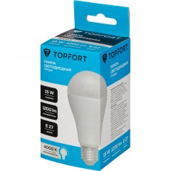 Лампа светодиодная Topfort E27 15W 4000K груша Лампа светодиодная Topfort E27 15W 4000K груша - фото 4