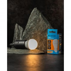 Лампа светодиодная Topfort E27 7W 3000K шар Лампа светодиодная Topfort E27 7W 3000K шар - фото 6
