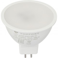 Лампа светодиодная Topfort GU5.3 12V 6W 2700K Лампа светодиодная Topfort GU5.3 12V 6W 2700K - фото 2