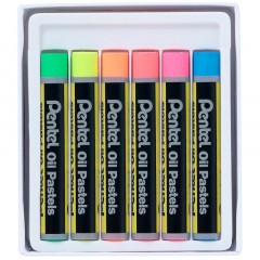 Пастель масляная Pentel худож. флуоресцентная 6 цв/наб PHN-F6 Пастель масляная Pentel худож. флуоресцентная 6 цв/наб PHN-F6 - фото 2