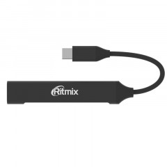 Разветвитель USB Ritmix CR-4401 Metal 1xUSB 3.0 + 3xUSB 2.0 (80001491) Разветвитель USB Ritmix CR-4401 Metal 1xUSB 3.0 + 3xUSB 2.0 (80001491) - фото 2