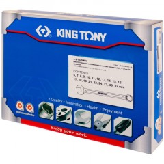 Набор ключей комбинированных, ложемент, 20 предметов KING TONY 9.1220MRV Набор ключей комбинированных, ложемент, 20 предметов KING TONY 9.1220MRV - фото 2