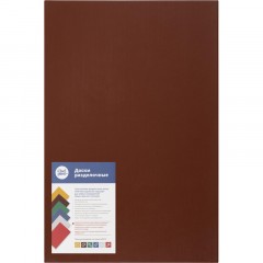 Доска разделочная 600х400х18 коричневая пластик (мки307/4) - фото 4