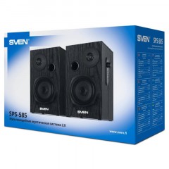 Колонки 2.0 Sven АС SPS-585, черный, 20Вт (SV-019679) Колонки 2.0 Sven АС SPS-585, черный, 20Вт (SV-019679) - фото 2