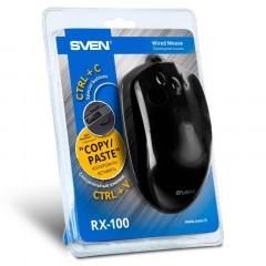 Мышь компьютерная Sven Мышь RX-100 черная (SV-020286) Мышь компьютерная Sven Мышь RX-100 черная (SV-020286) - фото 6