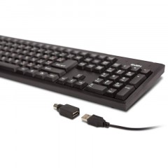 Клавиатура Sven Standard 303 Power USB+PS/2 черная 104 кл. (SV-03100303PU) - фото 4
