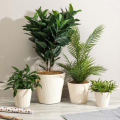 Горшок д/цветов Velvet D230мм, 5л (светло-бежевый), 221603025 - фото 3