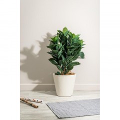 Горшок д/цветов Velvet D330мм, 16л на колесиках (светло-беж),221600525 - фото 2