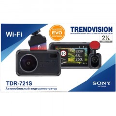 Автомобильный видеорегистратор TRENDVISION TDR-721S EVO PRO 2К, GPS/Глонасс - фото 5