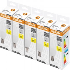 Лампа светодиодная OSRAM LBE CLB75 7,5W/830 230V E14 FS1 Лампа светодиодная OSRAM LBE CLB75 7,5W/830 230V E14 FS1 - фото 2