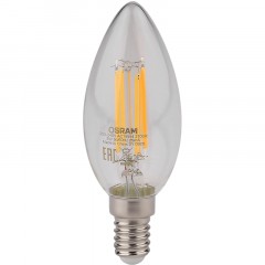Лампа светодиодная OSRAM LSCLB60D 5W/827 230V FIL E14 FS1(230354) Лампа светодиодная OSRAM LSCLB60D 5W/827 230V FIL E14 FS1(230354) - фото 3