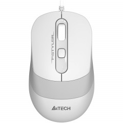 Мышь компьютерная A4Tech Fstyler FM10S белый/серый 1600dpi/USB/4but - фото 2