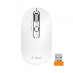 Мышь компьютерная A4Tech Fstyler FG20S белый/серый 2000dpi/WLS/3but Мышь компьютерная A4Tech Fstyler FG20S белый/серый 2000dpi/WLS/3but - фото 3