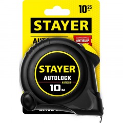 Рулетка с автостопом STAYER AutoLock 10м х 25мм (2-34126-10-25) Рулетка с автостопом STAYER AutoLock 10м х 25мм (2-34126-10-25) - фото 3