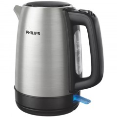 Чайник Philips HD9350/90, 2200Вт, 1,7л, нерж/черн. пластик - фото 2