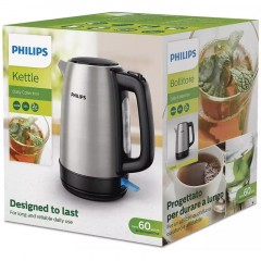 Чайник Philips HD9350/90, 2200Вт, 1,7л, нерж/черн. пластик - фото 3