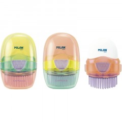 Ластик Milan CAPSULE New Look пласт.держатель,с кист,синт.каучук 4900116LK2 Ластик Milan CAPSULE New Look пласт.держатель,с кист,синт.каучук 4900116LK2 - фото 2