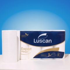 Полотенца бумажные Luscan Expert Mega 3сл, 8рул/уп, 12м - фото 4