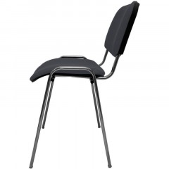 Стул КО_EChair Rio(ИЗО) РС01.00.10 ткань серая 103, каркас под хром - фото 3