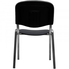 Стул КО_EChair Rio(ИЗО) РС01.00.10 ткань серая 103, каркас под хром - фото 4