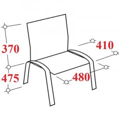 Стул КО_EChair Rio(ИЗО) РС01.00.10 к/з сер мат.тис 503, каркас под хром - фото 6