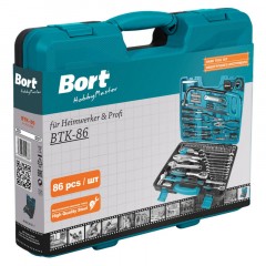 Набор инструмента универсальный Bort BTK-86 - фото 6