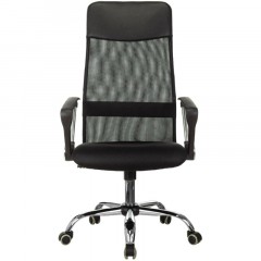 Кресло VB_EChair-508 TTW сетка/ткань/кожзам черный хром Кресло VB_EChair-508 TTW сетка/ткань/кожзам черный хром - фото 2