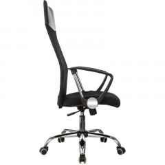 Кресло VB_EChair-508 TTW сетка/ткань/кожзам черный хром Кресло VB_EChair-508 TTW сетка/ткань/кожзам черный хром - фото 3