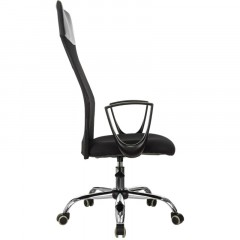 Кресло VB_EChair-510 TW сетка/ткань черный хром Кресло VB_EChair-510 TW сетка/ткань черный хром - фото 3
