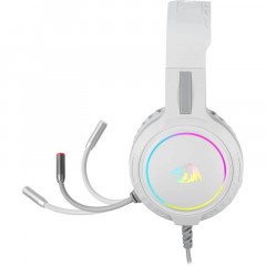 Гарнитура Redragon Mento RGB, 3.5мм, белые (70708) Гарнитура Redragon Mento RGB, 3.5мм, белые (70708) - фото 4