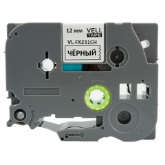 Картридж Vell VL-FX231CH (с чипом, 12 мм, чер /бел) PT-100E/100ECH/ D200 Картридж Vell VL-FX231CH (с чипом, 12 мм, чер /бел) PT-100E/100ECH/ D200 - фото 2