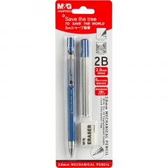 Карандаш механический M&G 2мм 6 смен.гриф, ласт. в наб,блис,асс HAMP0653 Карандаш механический M&G 2мм 6 смен.гриф, ласт. в наб,блис,асс HAMP0653 - фото 12