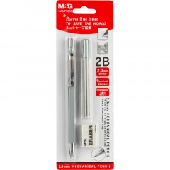 Карандаш механический M&G 2мм 6 смен.гриф, ласт. в наб,блис,асс HAMP0653 Карандаш механический M&G 2мм 6 смен.гриф, ласт. в наб,блис,асс HAMP0653 - фото 20