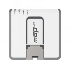 Маршрутизатор Wi-fi MikroTik mAP lite RBmAPL-2nD, N300,USB,PoE Маршрутизатор Wi-fi MikroTik mAP lite RBmAPL-2nD, N300,USB,PoE - фото 2