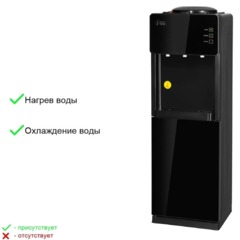 Кулер Ecotronic K23-LCE XS black напольный - фото 13