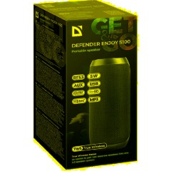 Акустическая система Defender Enjoy S100, 5Вт, BT/FM/USB/TF/AUX/TWS (65101) - фото 5