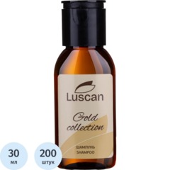Шампунь Luscan Gold Collection, флакон 30мл, 200шт/уп