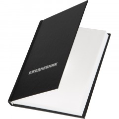 Ежедневник недатированный ,бумвинил,черный,А6,105х140мм,128л - фото 5