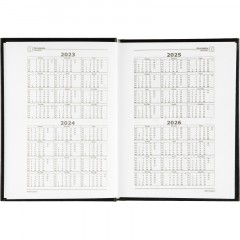 Ежедневник недатированный ,бумвинил,черный,А6,105х140мм,128л - фото 7