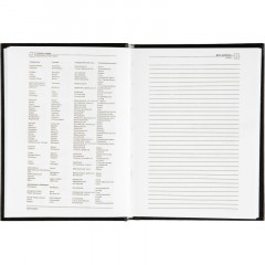 Ежедневник недатированный ,бумвинил,черный,А6,105х140мм,128л - фото 13