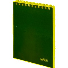 Блокнот А6 60л Attache Градиент Малиновый клетка, 65г, греб, УФ-лак - фото 2