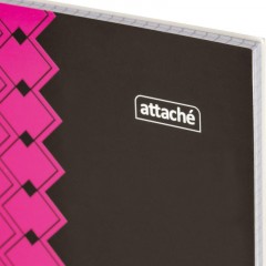 Тетрадь общая А4 60л Attache Персия Фукс/Черн клет, 65г, греб, ВД-лак Тетрадь общая А4 60л Attache Персия Фукс/Черн клет, 65г, греб, ВД-лак - фото 4