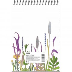 Блокнот А5 60л Attache Nature White flowers клет,65г,100%,греб,карт,ВД-лак Блокнот А5 60л Attache Nature White flowers клет,65г,100%,греб,карт,ВД-лак - фото 2