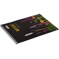 Блокнот А5 60л Attache Nature Black flowers клет,65г,100%,греб,карт,ВД-лак Блокнот А5 60л Attache Nature Black flowers клет,65г,100%,греб,карт,ВД-лак - фото 4