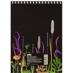 Блокнот А5 60л Attache Nature Black flowers клет,65г,100%,греб,карт,ВД-лак Блокнот А5 60л Attache Nature Black flowers клет,65г,100%,греб,карт,ВД-лак - фото 8
