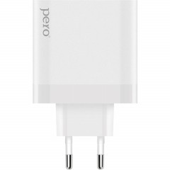 Зарядное устройство сетевое PERO TC14 USB-A QC3.0 + 2х USB-C PD, 48W белый - фото 2