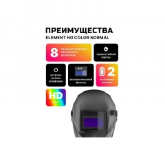 Маска сварщика хамелеон FITSIZ ELEMENT (FSC-0705/FS07) Маска сварщика хамелеон FITSIZ ELEMENT (FSC-0705/FS07) - фото 6