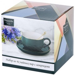 Набор чайный 8пр. с ложками Royal line. Mindnight Blue арт.1930019 Набор чайный 8пр. с ложками Royal line. Mindnight Blue арт.1930019 - фото 5