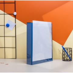 Папка на 4-х кольцах Панорама Attache 50мм синяя - фото 8