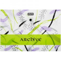 Папка-конверт на кнопке A4 Attache Archive 180 мкм, 3 шт/уп - фото 2